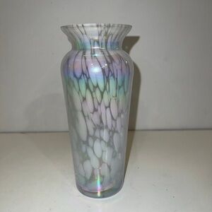 Iridescent Glass Vase